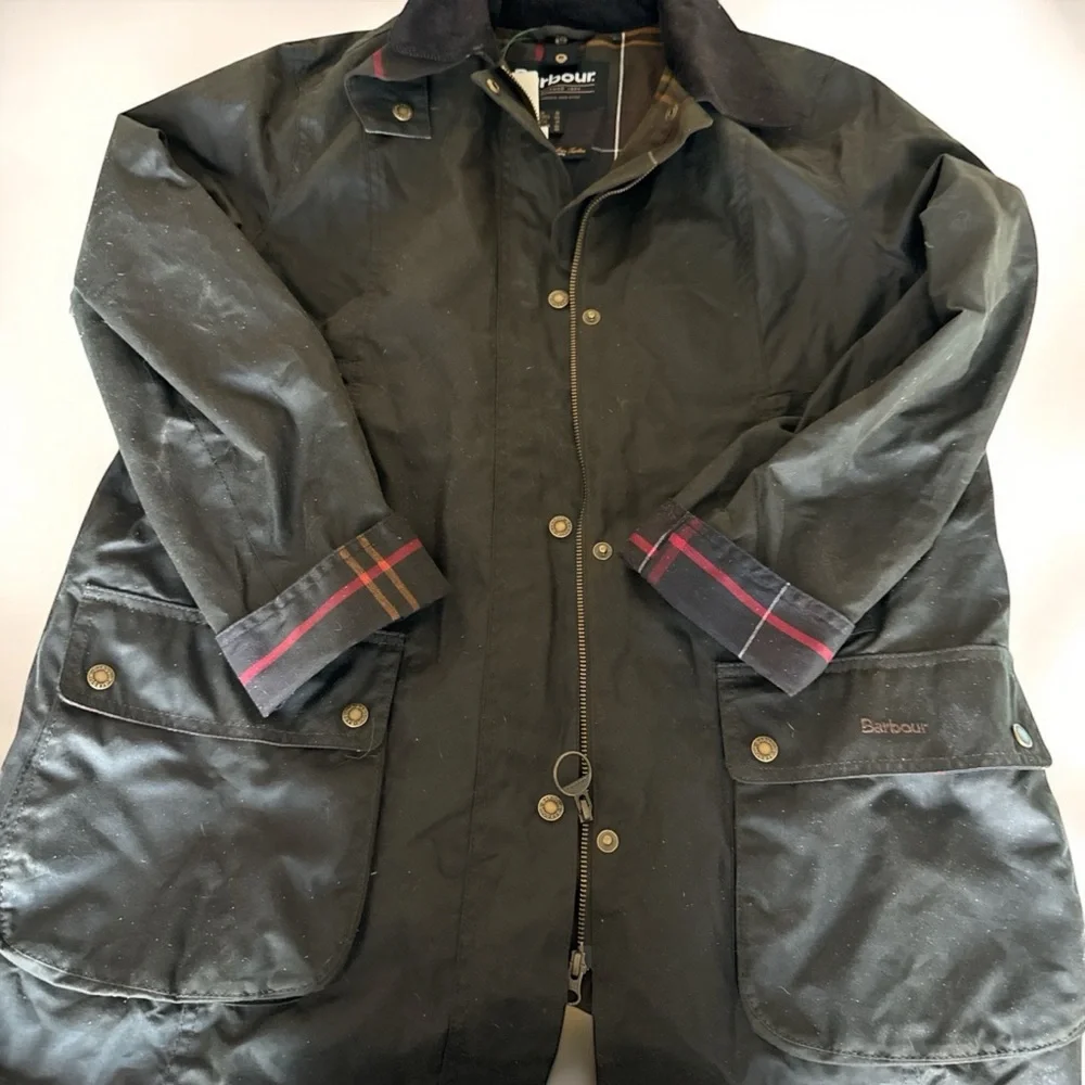 Barbour Black Waxed Jacket - Picture 1 of 4